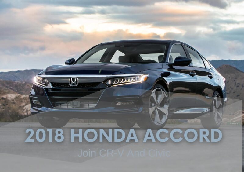Honda Accord join CRV and Civic