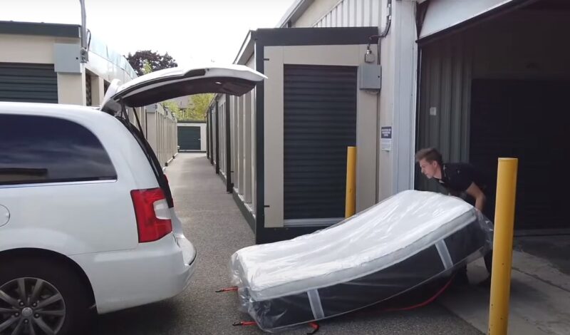 queen-size mattress into your minivan